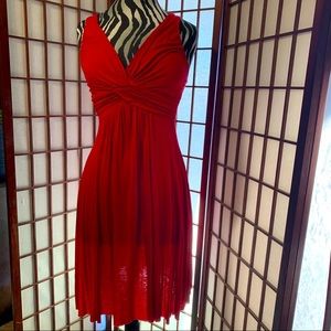 Red knit dress❤️